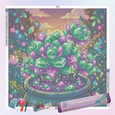 crystal-succulents-diamond-painting-kit-diamond-painting-art-kit