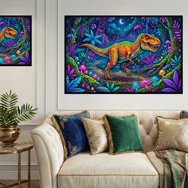 dinosaur-jungle-t-rex-diamond-painting-kit-diamond-painting-art-kit