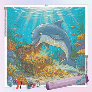 dolphin-exploring-treasure-diamond-painting-kit