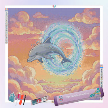 dolphin-through-the-donut-water-diamond-painting-kit