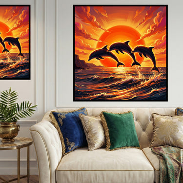 dolphins-at-buring-sunset-diamond-painting-kit