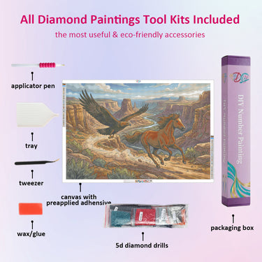 eagle-and-horse-race-diamond-painting-kit