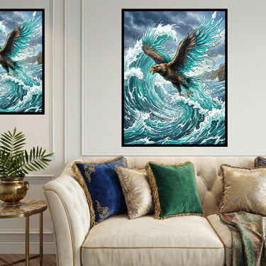 eagle-emerging-from-a-wave-diamond-painting-kit