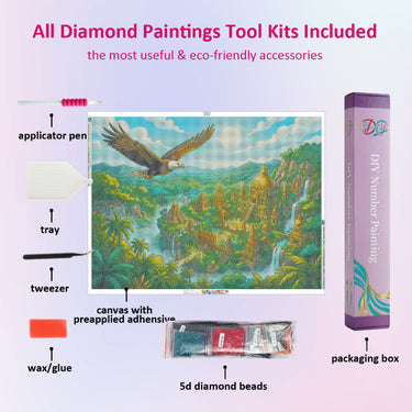 eagle-flying-over-a-gold-abbey-diamond-painting-kit