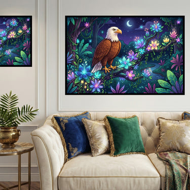 eagle-perched-on-a-branch-diamond-painting-kit