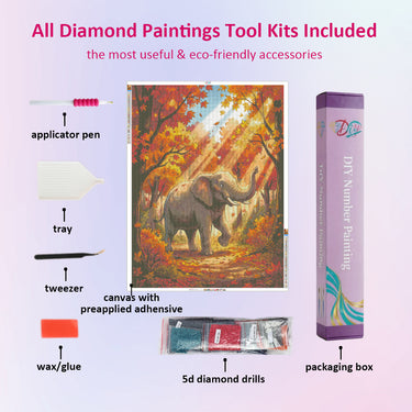 elephant-in-the-autumn-sunlight-diamond-painting-kit