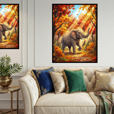 elephant-in-the-autumn-sunlight-diamond-painting-kit