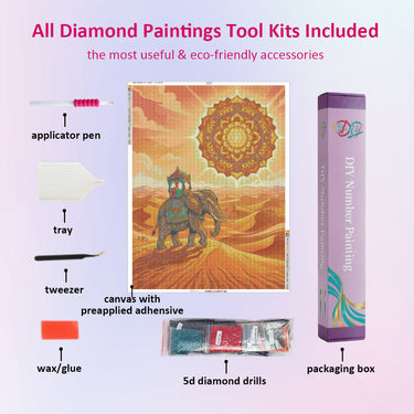 elephant-trekking-in-golden-desert-diamond-painting-kit