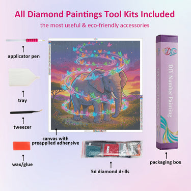 elephant-with-butterflies-diamond-painting-kit