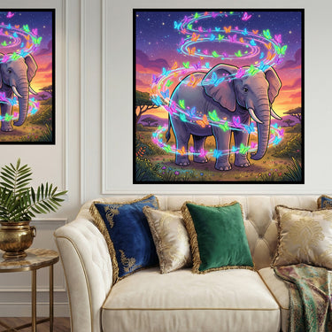 elephant-with-butterflies-diamond-painting-kit