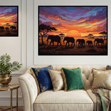 elephants-at-sunset-diamond-painting-kit