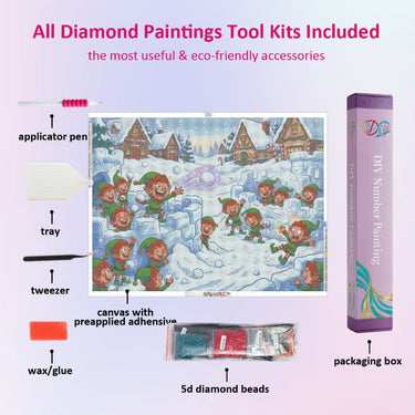 elves-snowball-fight-diamond-painting-kit