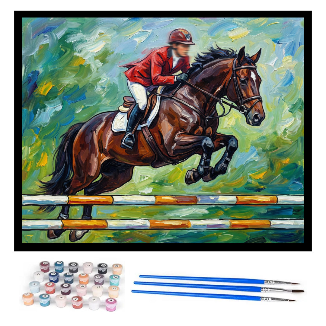 equestrian-show-paint-by-numbers-kit