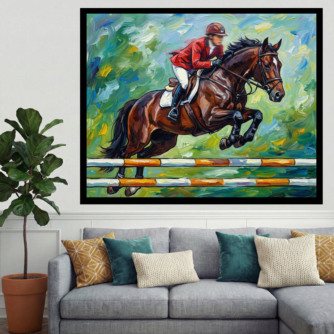 equestrian-show-paint-by-numbers-kit