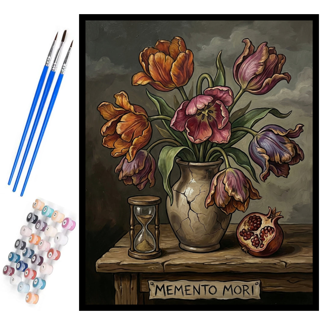 fading-tulips-paint-by-numbers-kit