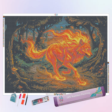 fire-wolf-diamond-painting-kit