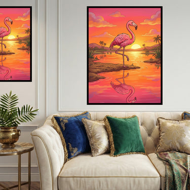 flamingo-at-sunset-diamond-painting-kit