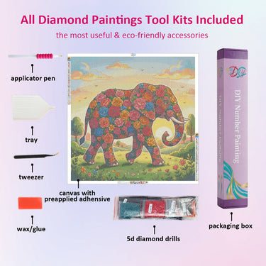 floral-elephant-diamond-painting-kit