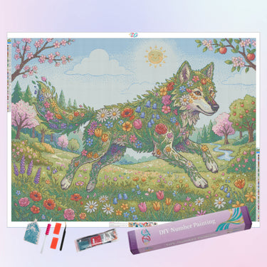 floral-wolf-diamond-painting-kit
