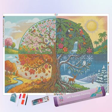 four-seasons-tree-diamond-painting-kit