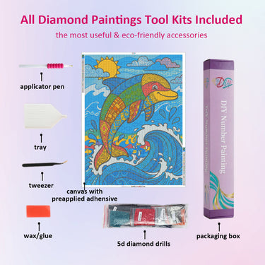 geometric-art-dolphin-diamond-painting-kit