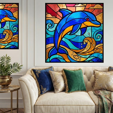 geometric-dolphin-diamond-painting-kit