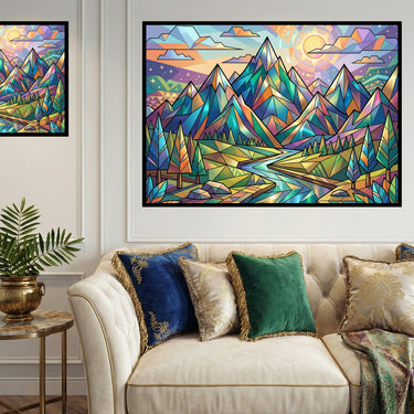 geometric-mountain-diamond-painting-kit-diamond-painting-art-kit