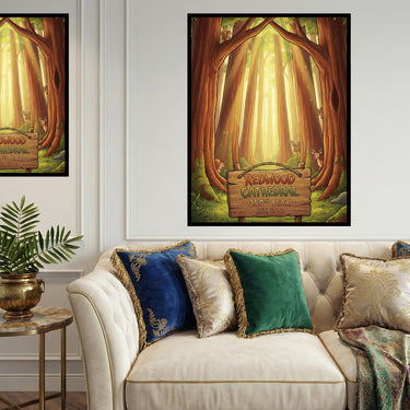 giant-sequoia trees-diamond-painting-kit-diamond-painting-art-kit
