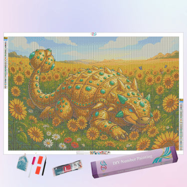 gold-ankylosaurus-dinosaur-diamond-painting-kit-diamond-painting-art-kit