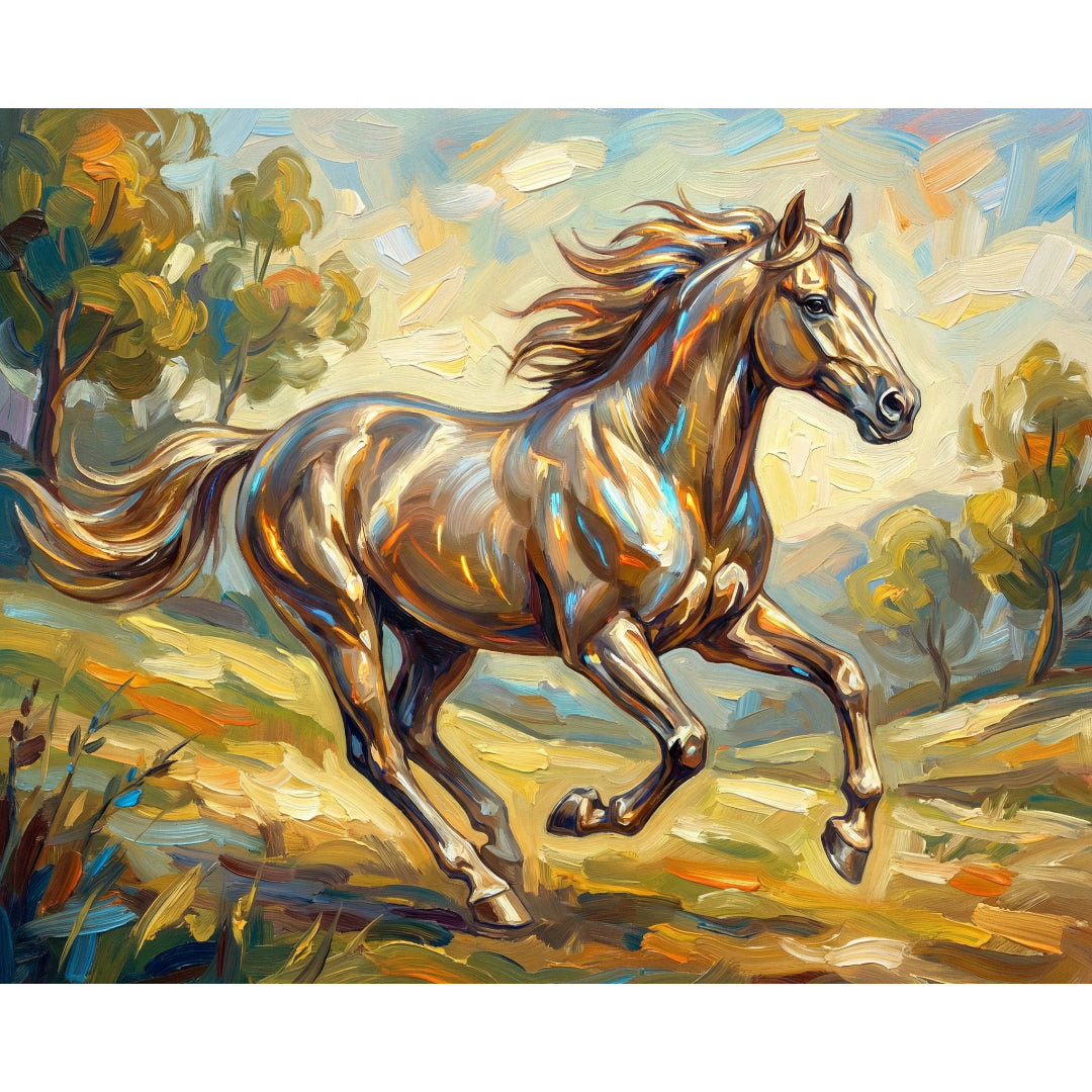 golden-horse-paint-by-numbers-kit