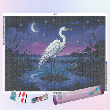 great-egret-diamond-painting-kit
