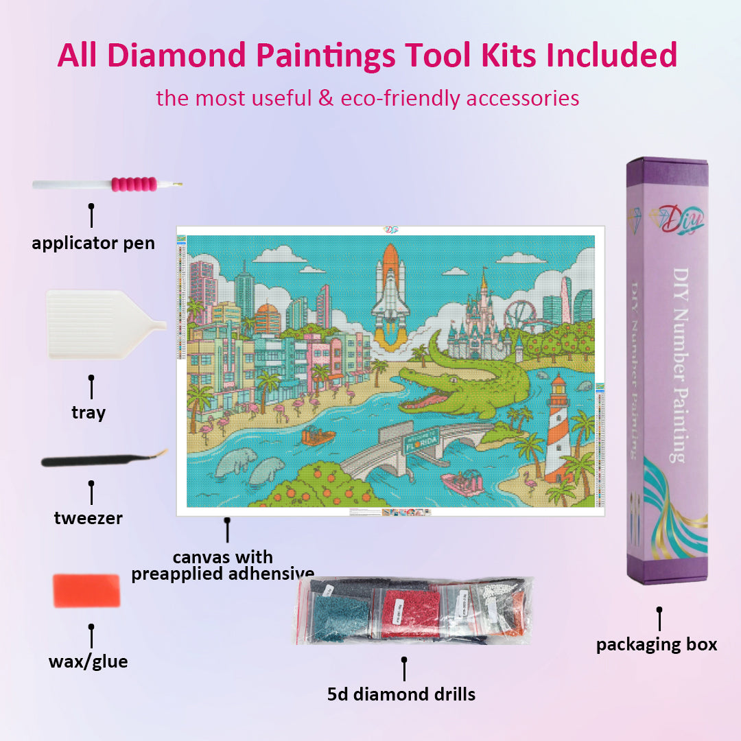 green-florida-diamond-painting-art-kit
