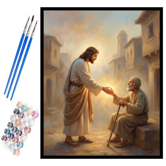 healing-touch-jesus-paint-by-numbers-kit