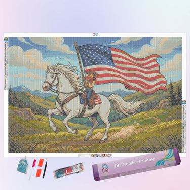 horse-with-american-flag-diamond-painting-kit