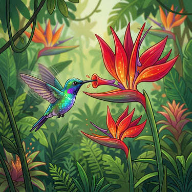 hummingbird-paradise-diamond-painting-kit-diamond-painting-art-kit