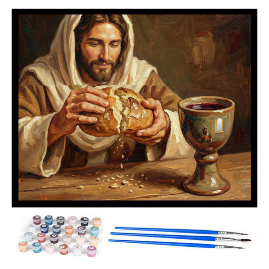 jesus-breaking-bread-paint-by-numbers-kit