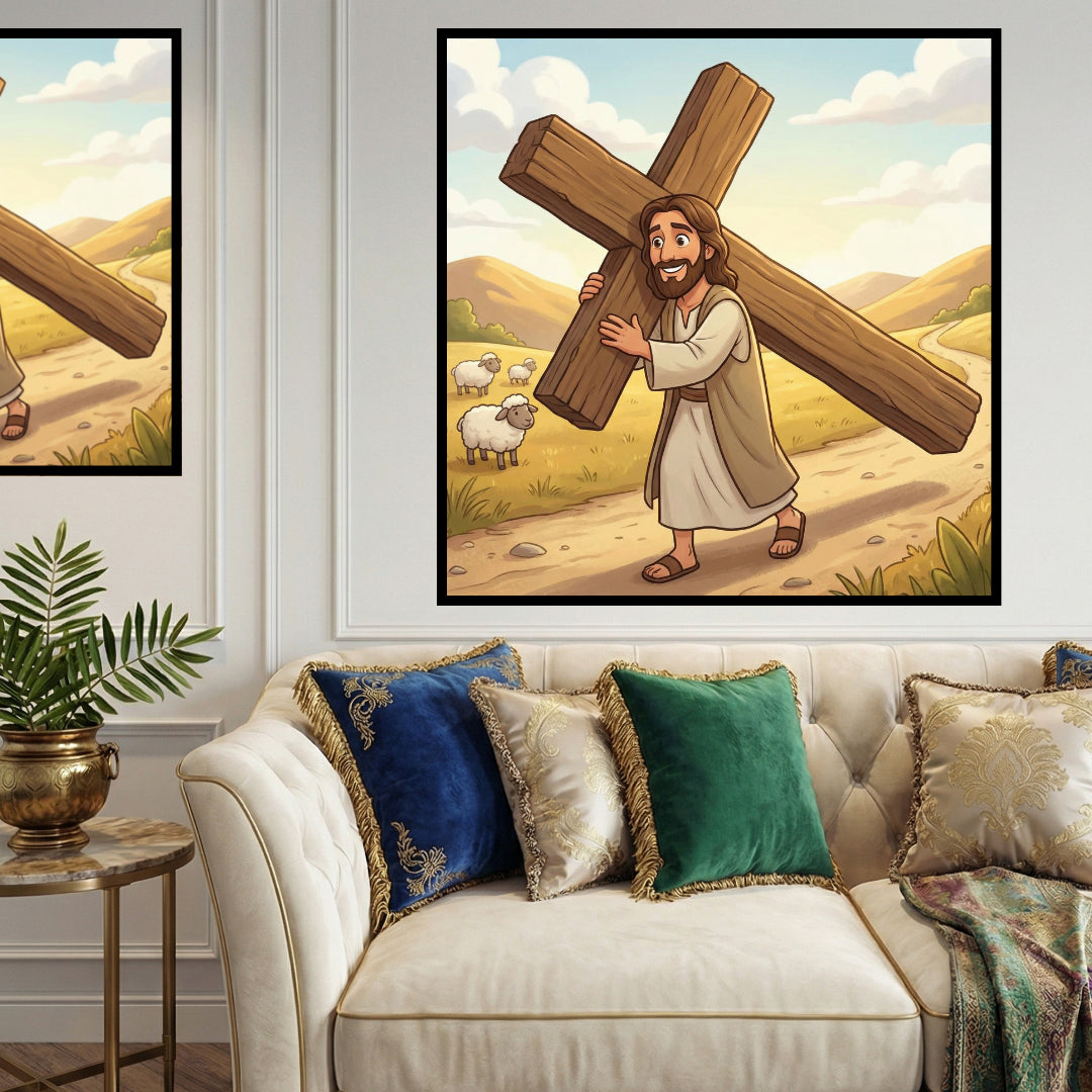 jesus-carried-the-huge-cross-diamond-painting-art-kit
