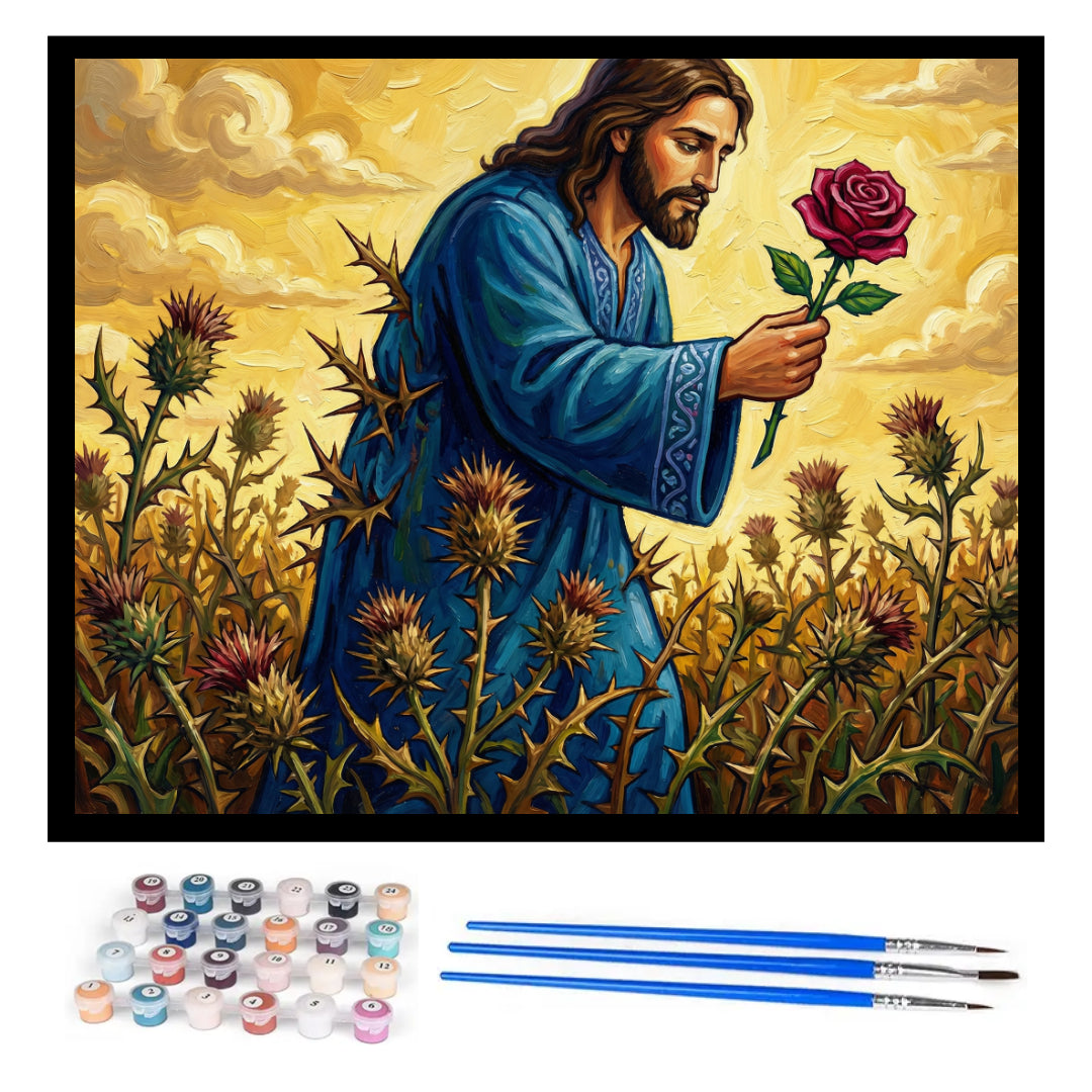 jesus-hold-a-rose-paint-by-numbers-kit