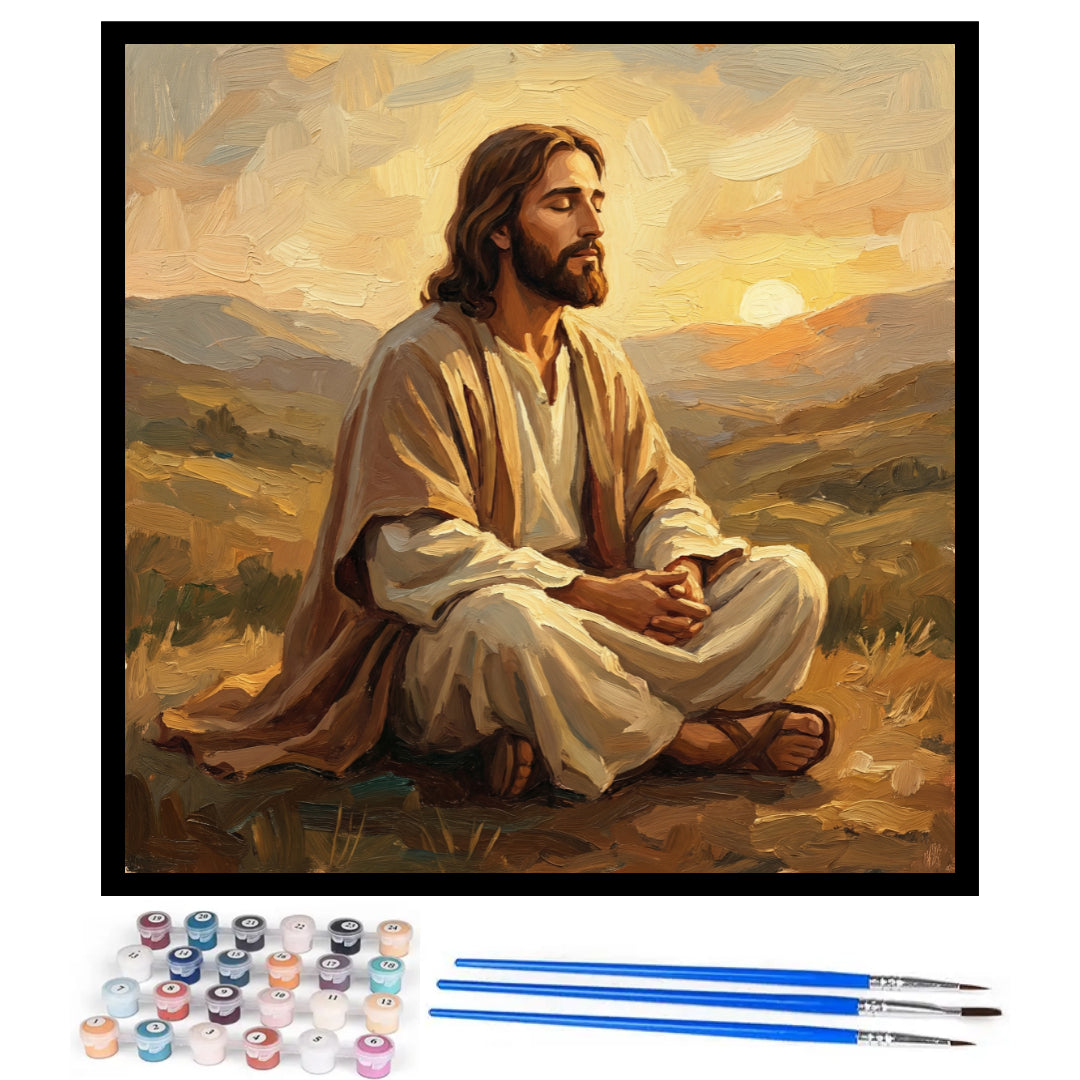 jesus-in-meditation-paint-by-numbers-kit