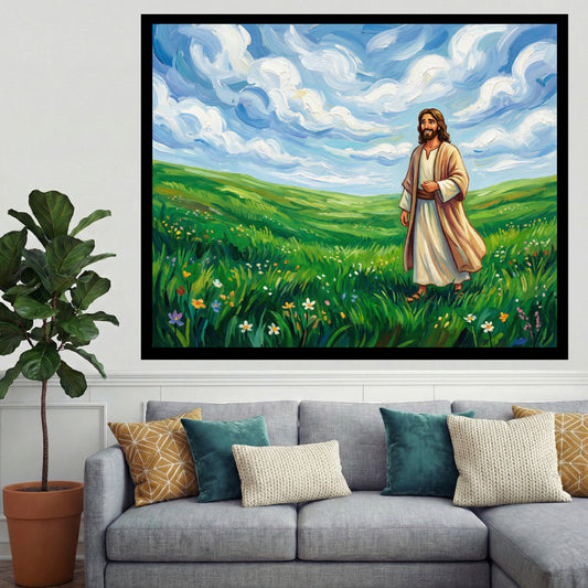 jesus-in-the-green-field-paint-by-numbers-kit