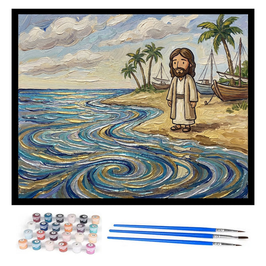 jesus-on-the-shore-of-galilee-paint-by-numbers-kit