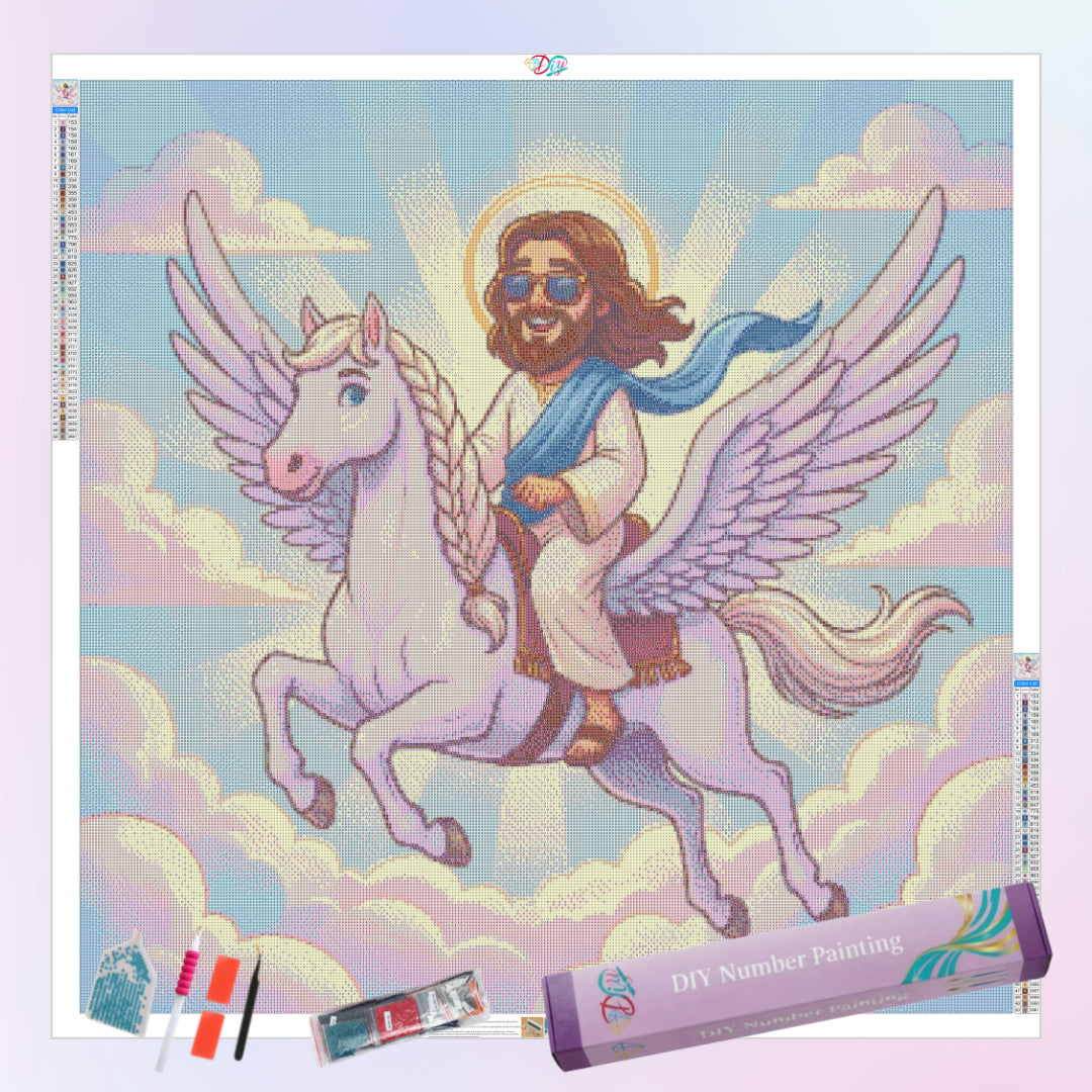 jesus-rides-a-flying-horse-diamond-painting-art-kit