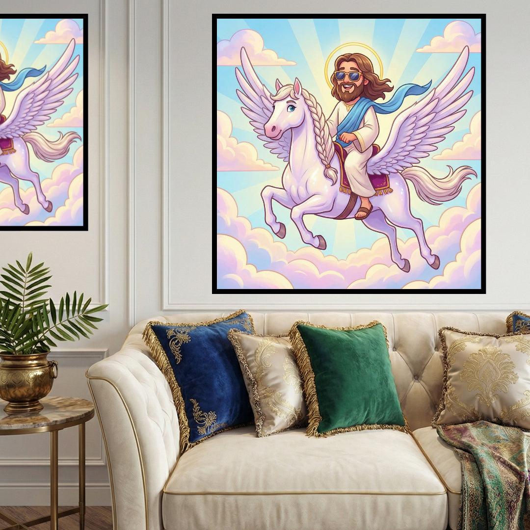 jesus-rides-a-flying-horse-diamond-painting-art-kit