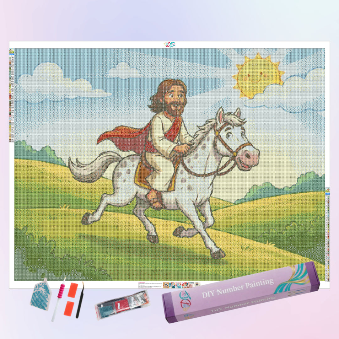 jesus-riding-on-a-white-horse-diamond-painting-art-kit
