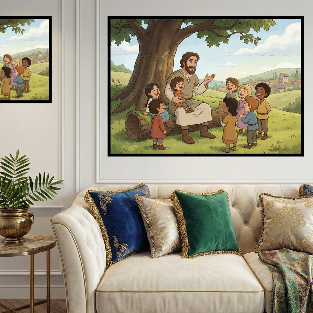 jesus-with-kids-diamond-painting-art-kit