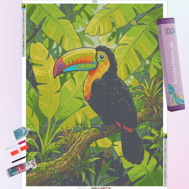 keel-billed-toucan-diamond-painting-kit