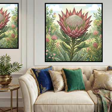 king-protea-diamond-painting-kit-diamond-painting-art-kit
