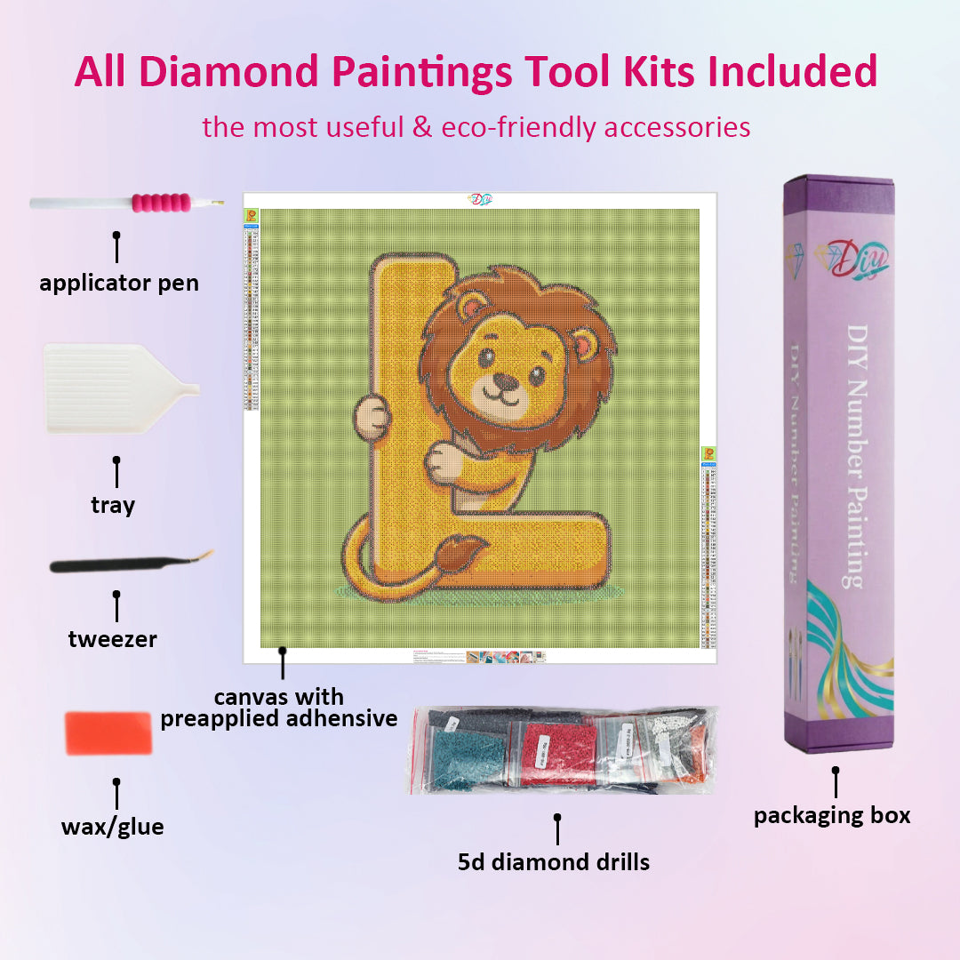 l-for-lion-diamond-painting-art-kit