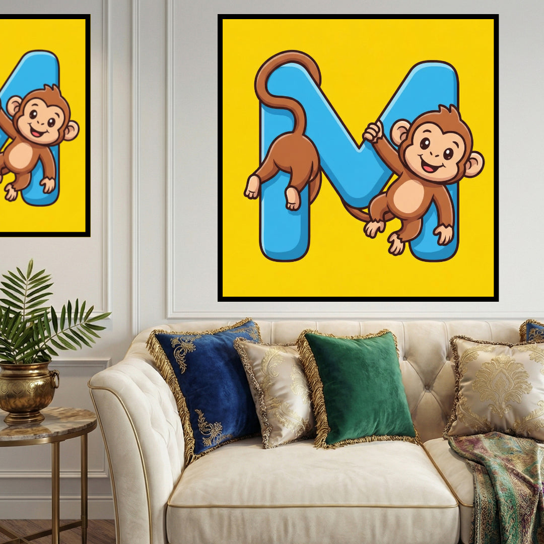 m-for-monkey-diamond-painting-art-kit