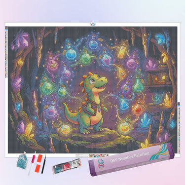 magic-baby-dinosaur-diamond-painting-kit-diamond-painting-art-kit
